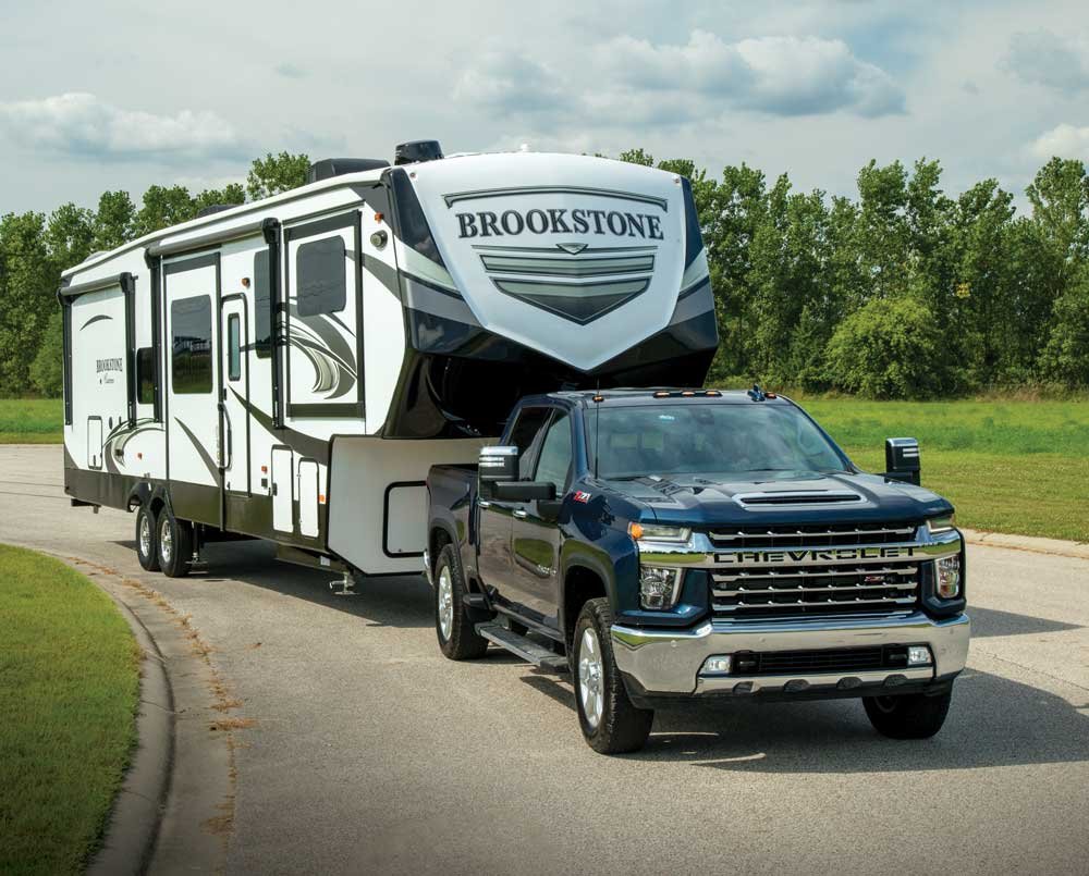 "Motorhome parked in Grove City, Ohio showcasing reliable motorhome insurance coverage options."