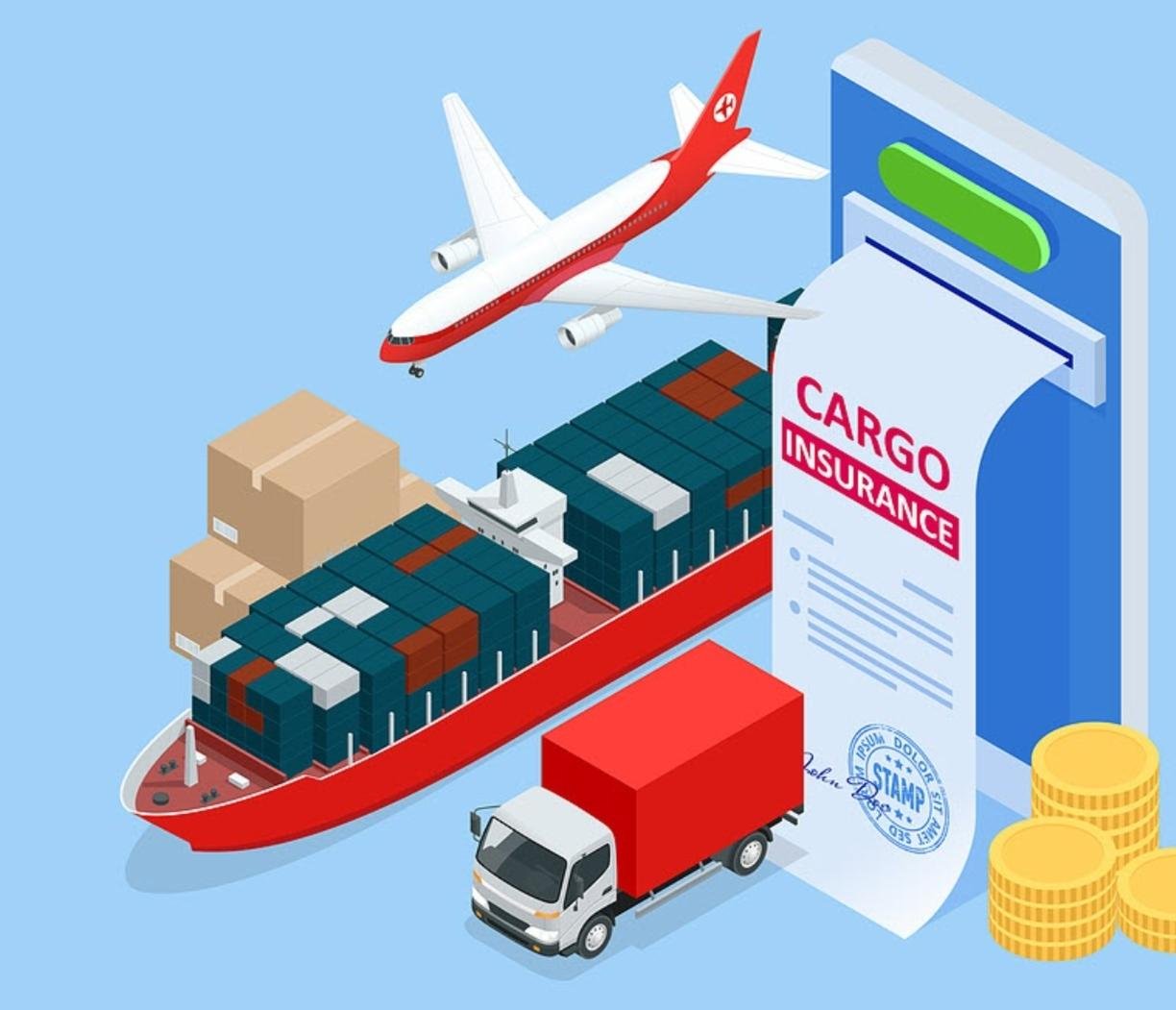 a large cargo ship in motion on the ocean, representing the reliable and comprehensive monoline cargo insurance services provided by Insurance Company Grove City, specializing in protecting goods during transit for businesses.