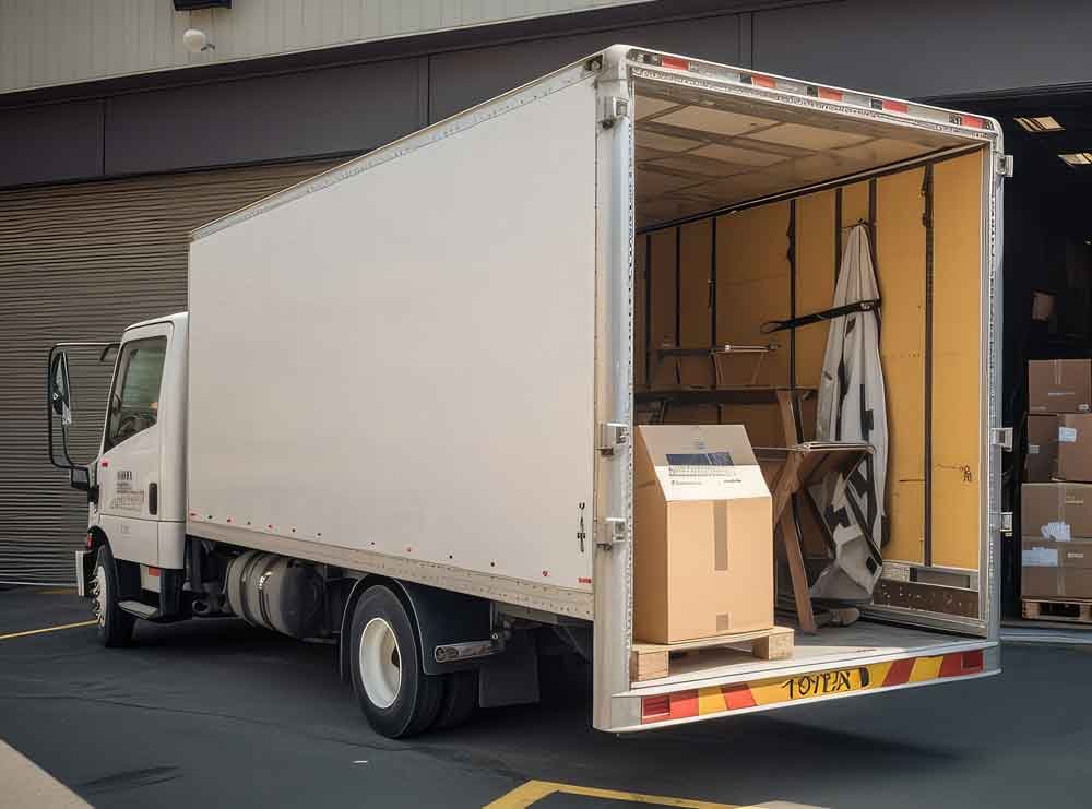 Box truck insurance coverage offered by Insurance Company Grove City, ensuring protection for commercial vehicles.